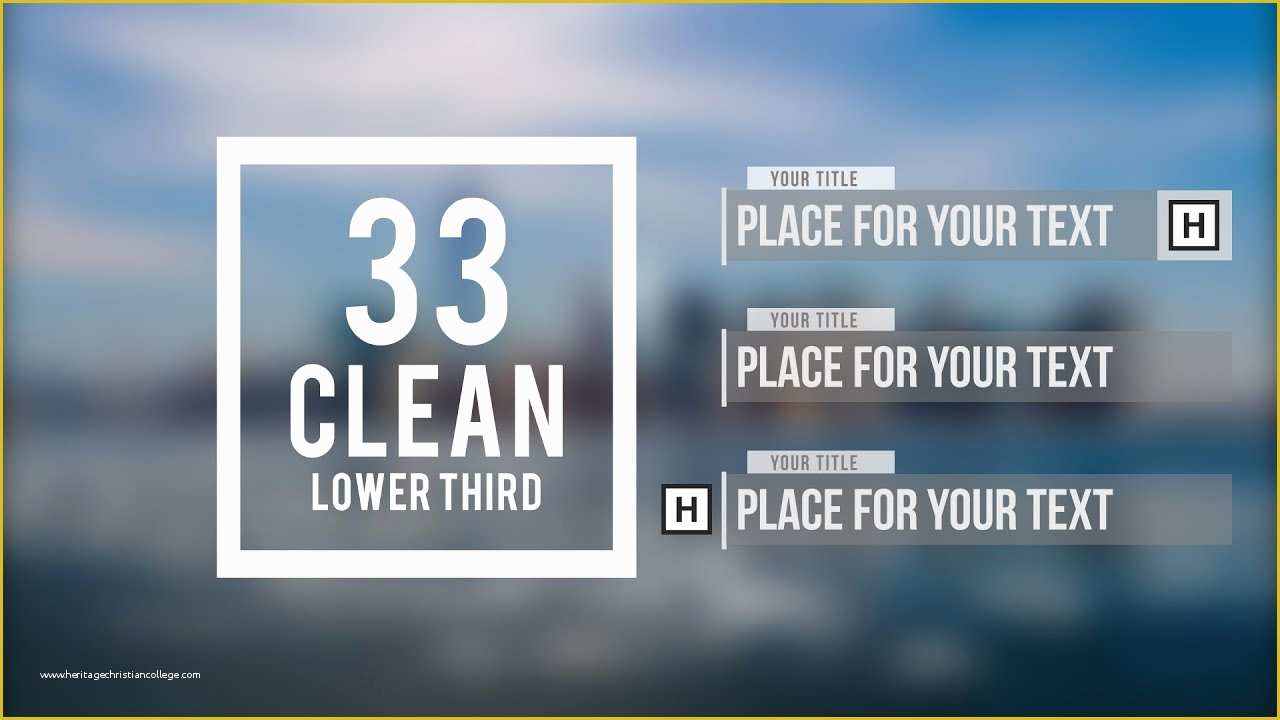  Lower Third After Effects Template Free Download Of Adobe After Effects 