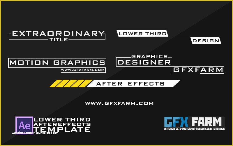  Lower Third After Effects Template Free Download Of Lower Third Pack 