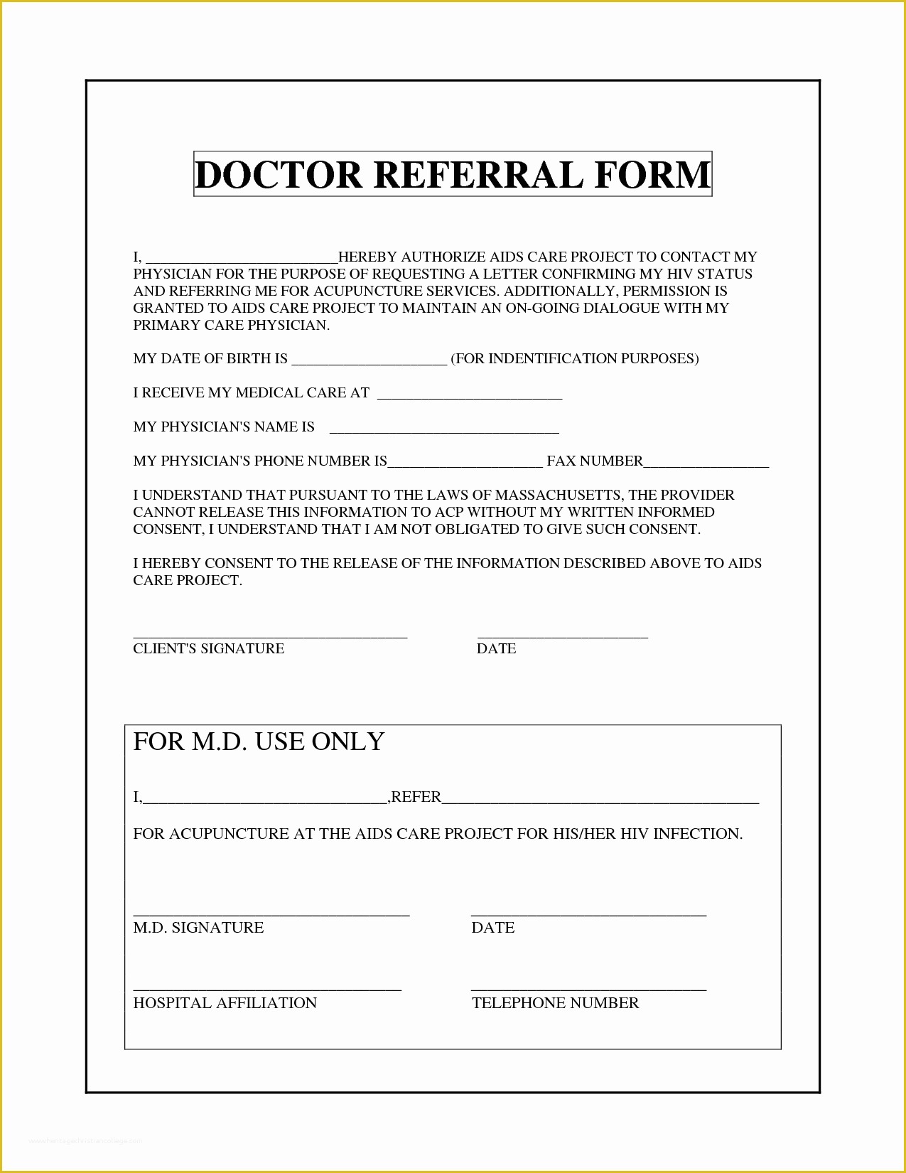 Medical Referral Form Template Free Of Physician Referral Form Template 