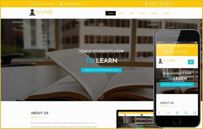 Medical Template Bootstrap Free Of Public Library Education Mobile Website Template by W3layouts