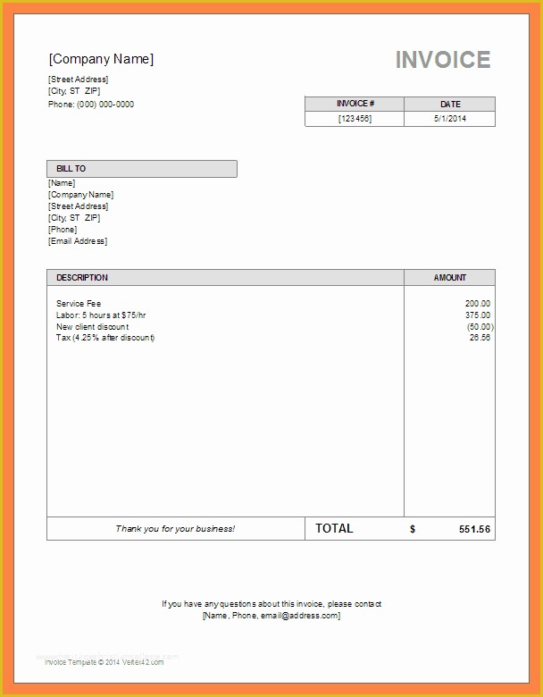 Microsoft Word Invoice Templates Download Apcc2017 Images