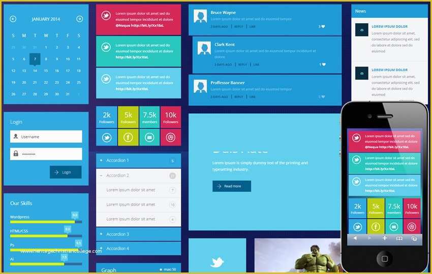 Mobile Website Templates Free Download Of 10 Premium Ui Kits Website 