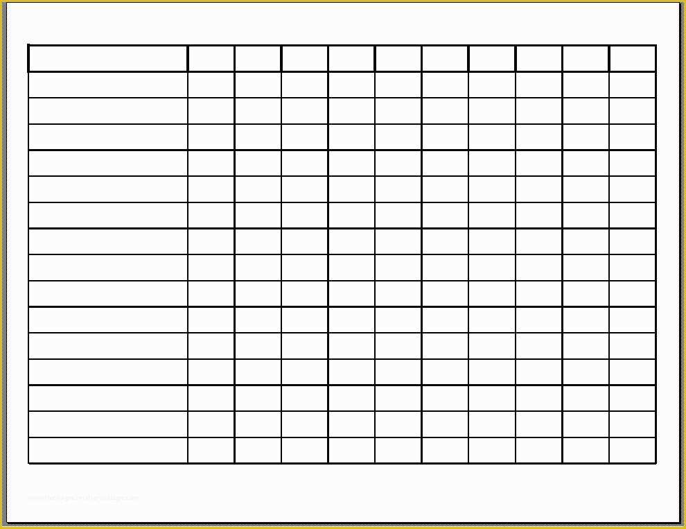 Printable Monthly Employee Schedule Template