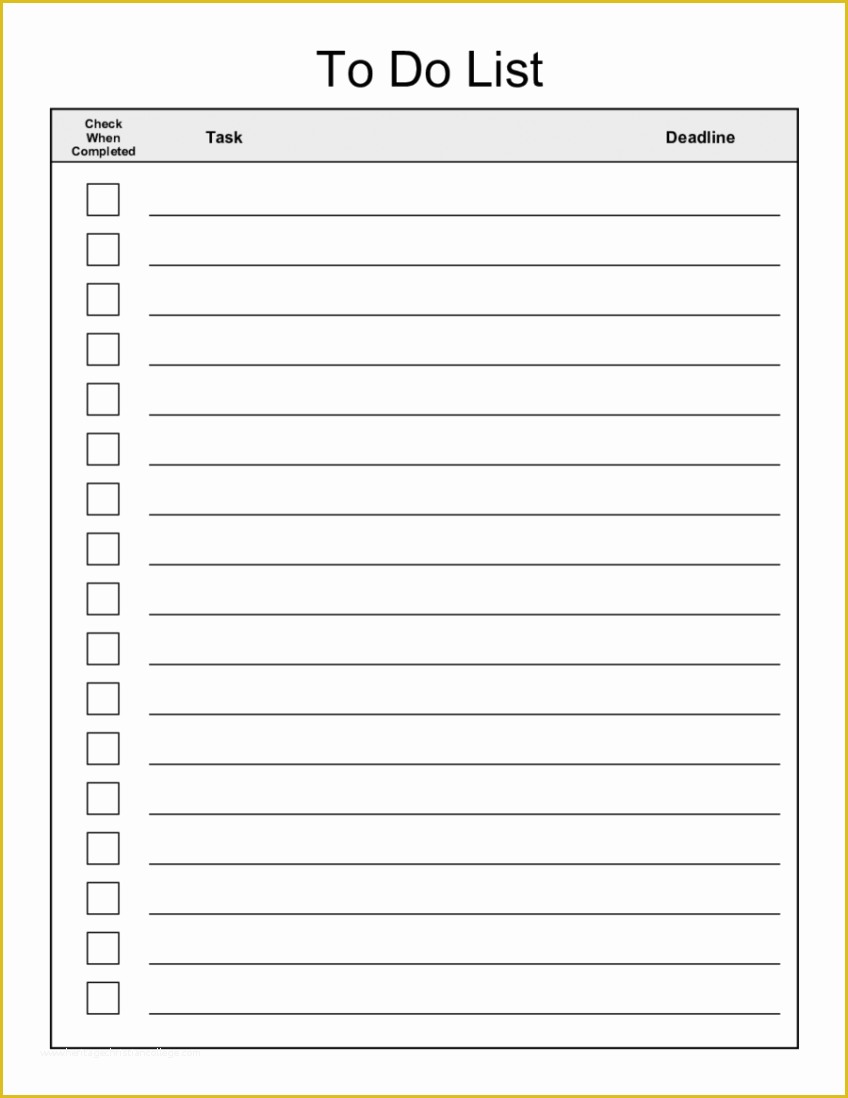 Monthly to Do List Template Free Of to Do List Template 13 Free Word ...
