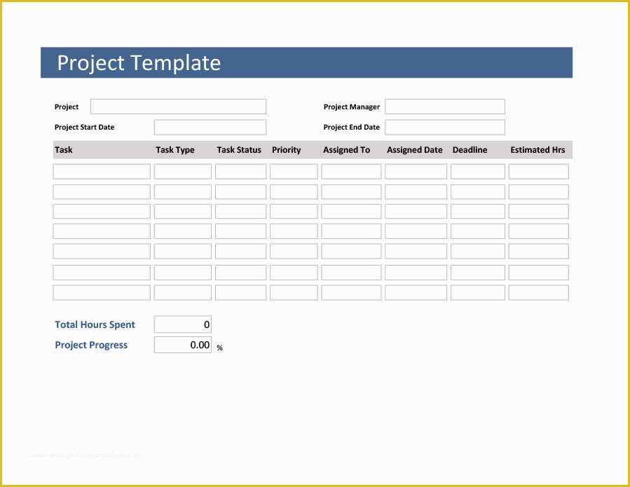 Multiple Project Tracking Template Excel Free Download Of Free Excel ...