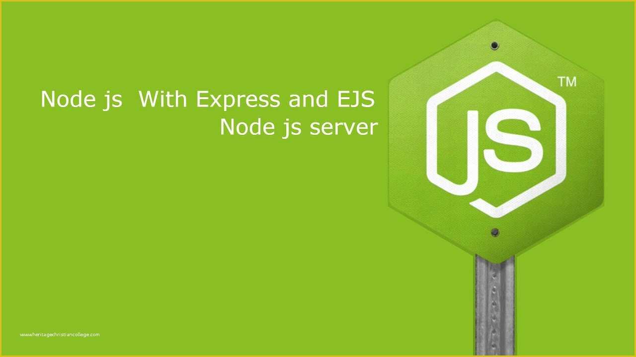 Node Js Website Template Free Of Node Js Express Web App With Ejs 