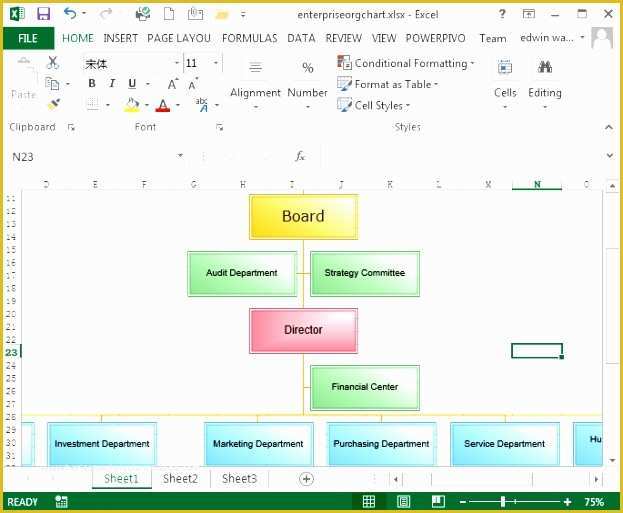  Organizational Chart Template Free Download Excel Of 6 Excel Templates 