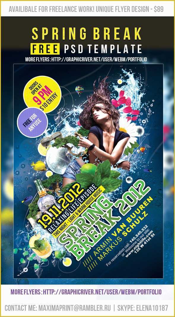  Party Poster Template Free Download Of Party Flyer Poster Free Psd 