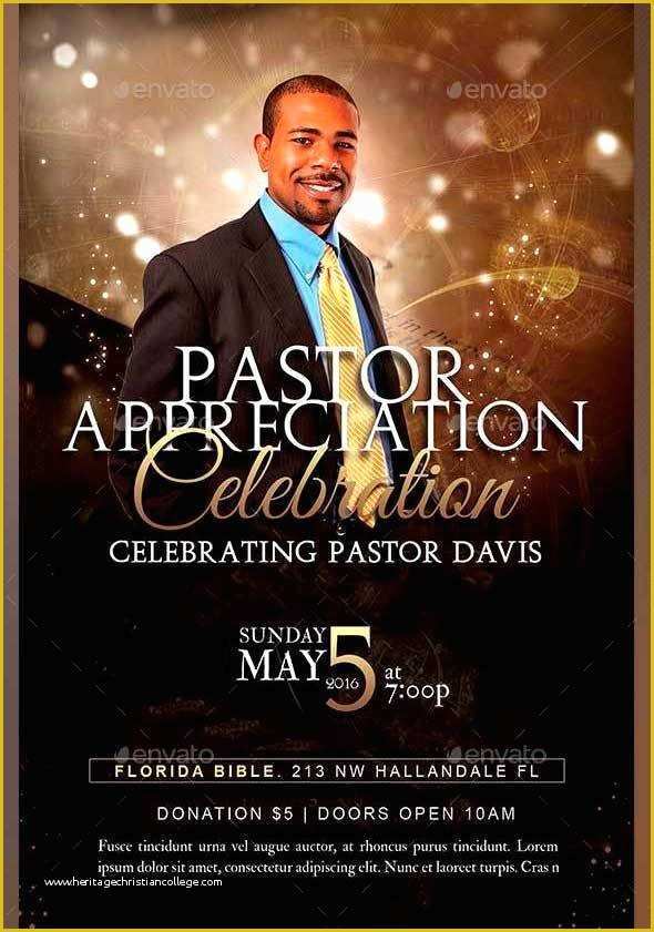  Pastor Appreciation Program Template Free 