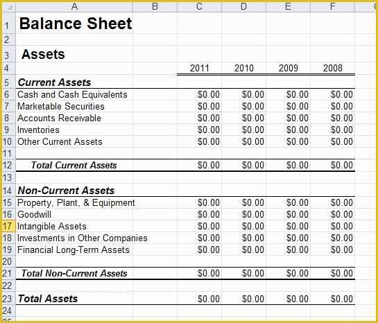  Personal Balance Sheet Template Excel Free Download Of 6 Free Balance 