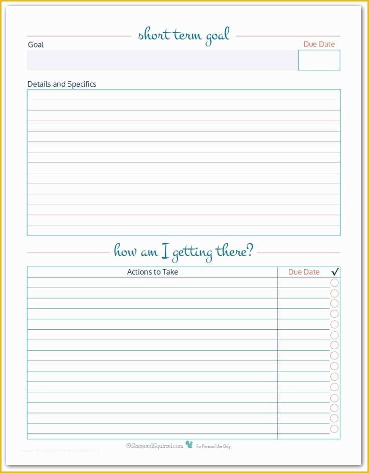 51 Personal Planner Template Free | Heritagechristiancollege