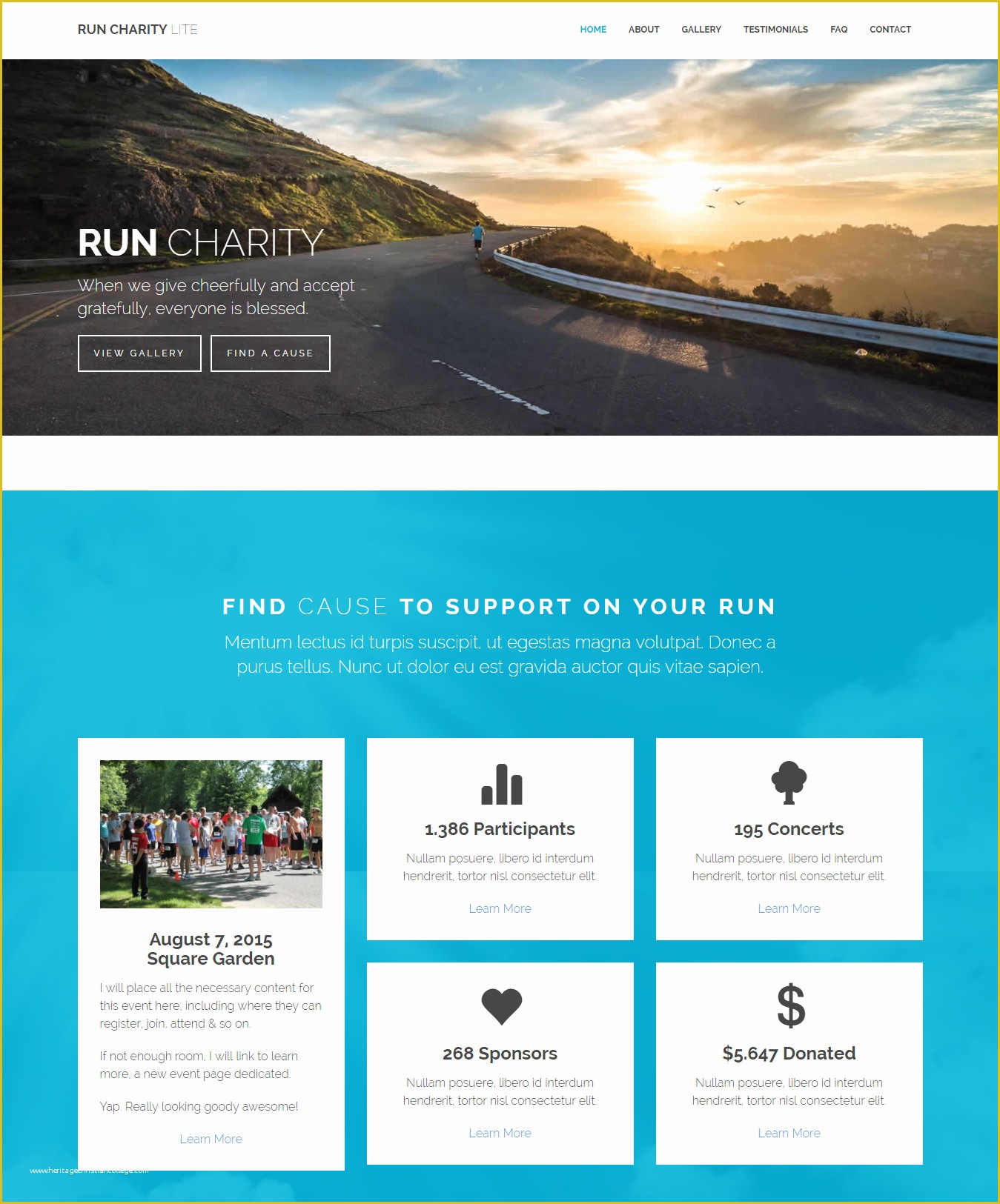 Photo Gallery Website Template Free Of 16 Premium and Free Charity