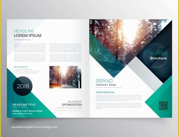 Photography Brochure Templates Free Of Green Business Brochure Template Vector