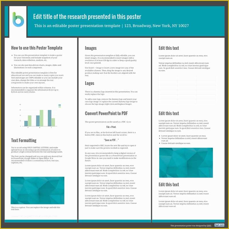 Poster Presentation Template Free Download Of Presentation Poster Templates Free Powerpoint Templates