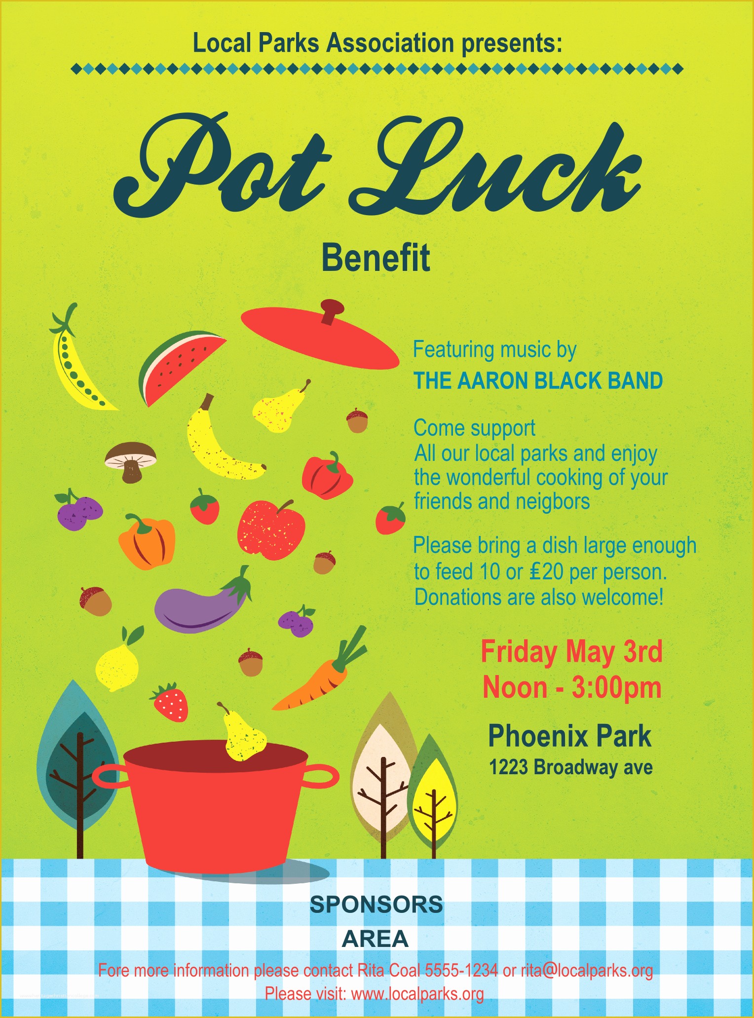 Potluck Flyer Template Free Of Potluck Flyer Heritagechristiancollege