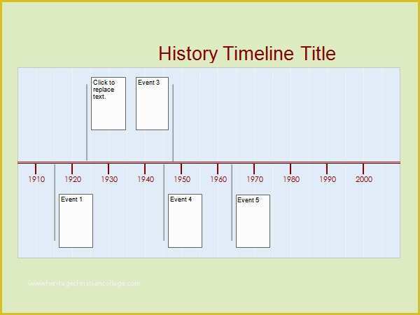 powerpoint history timeline template free