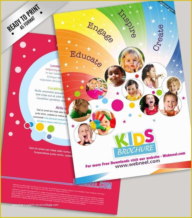 Preschool Brochure Template Free Of Nursery School Brochure 