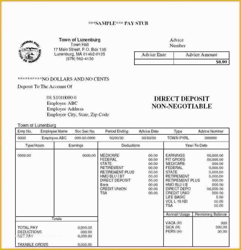 Editable Free Pay Stub Template Templates 2 Resume Examples Vrogue