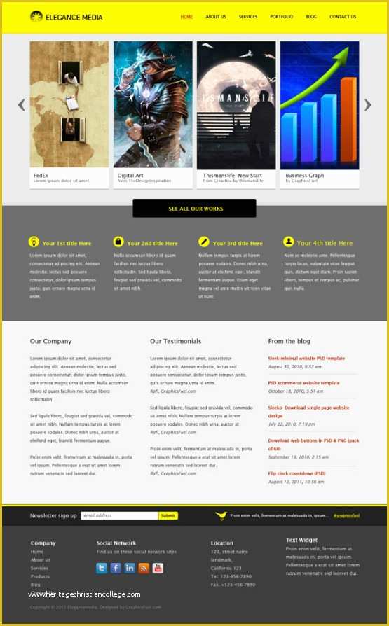 Professional Business Website Templates Free Download Of 40 Free 