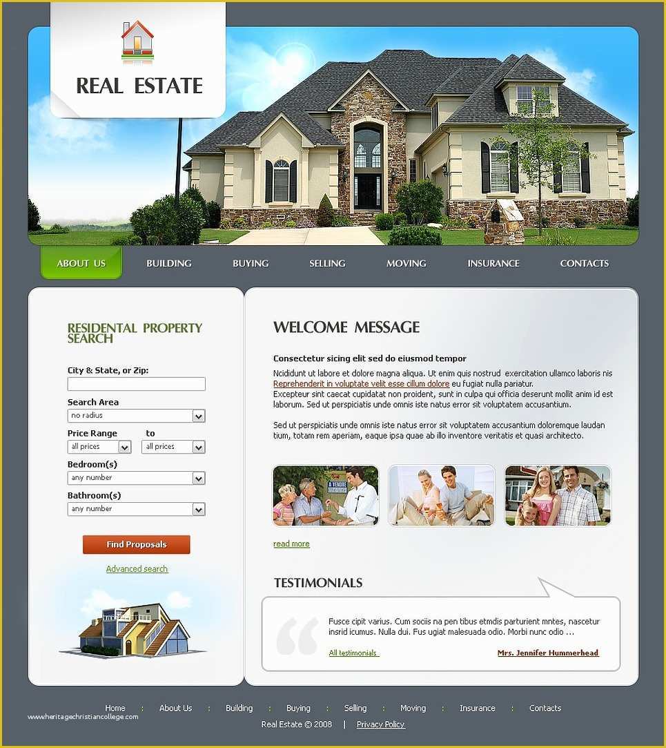  Real Estate Agent Website Templates Free Of Ready Real Estate Agent 