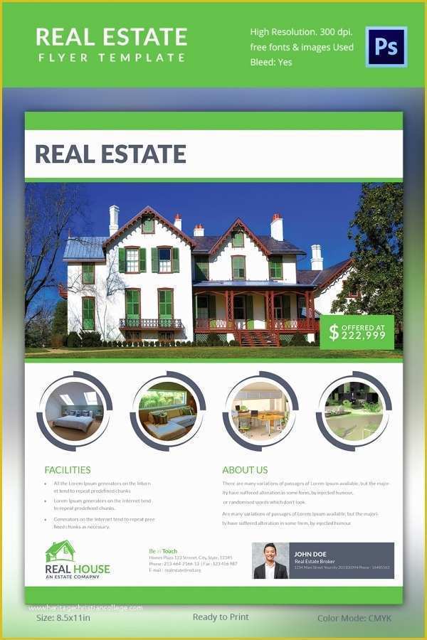 Real Estate Flyer Template Free Download Of Real Estate Flyer Template 