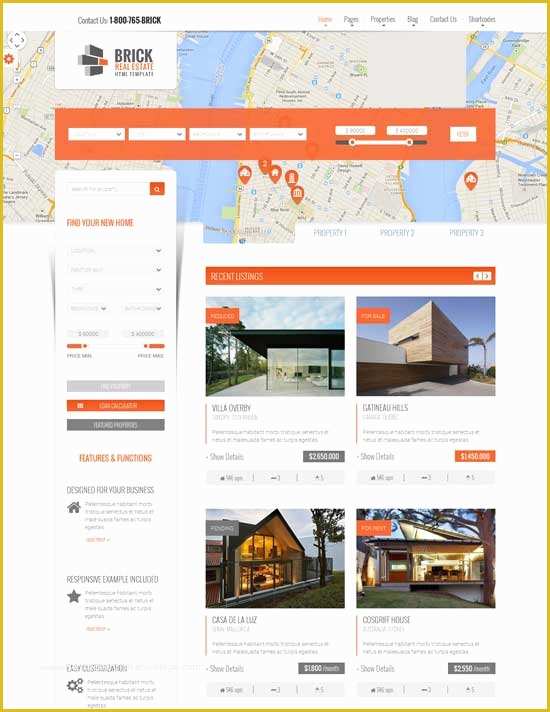  Real Estate Responsive Website Templates Free Download Of 80 Best Real 