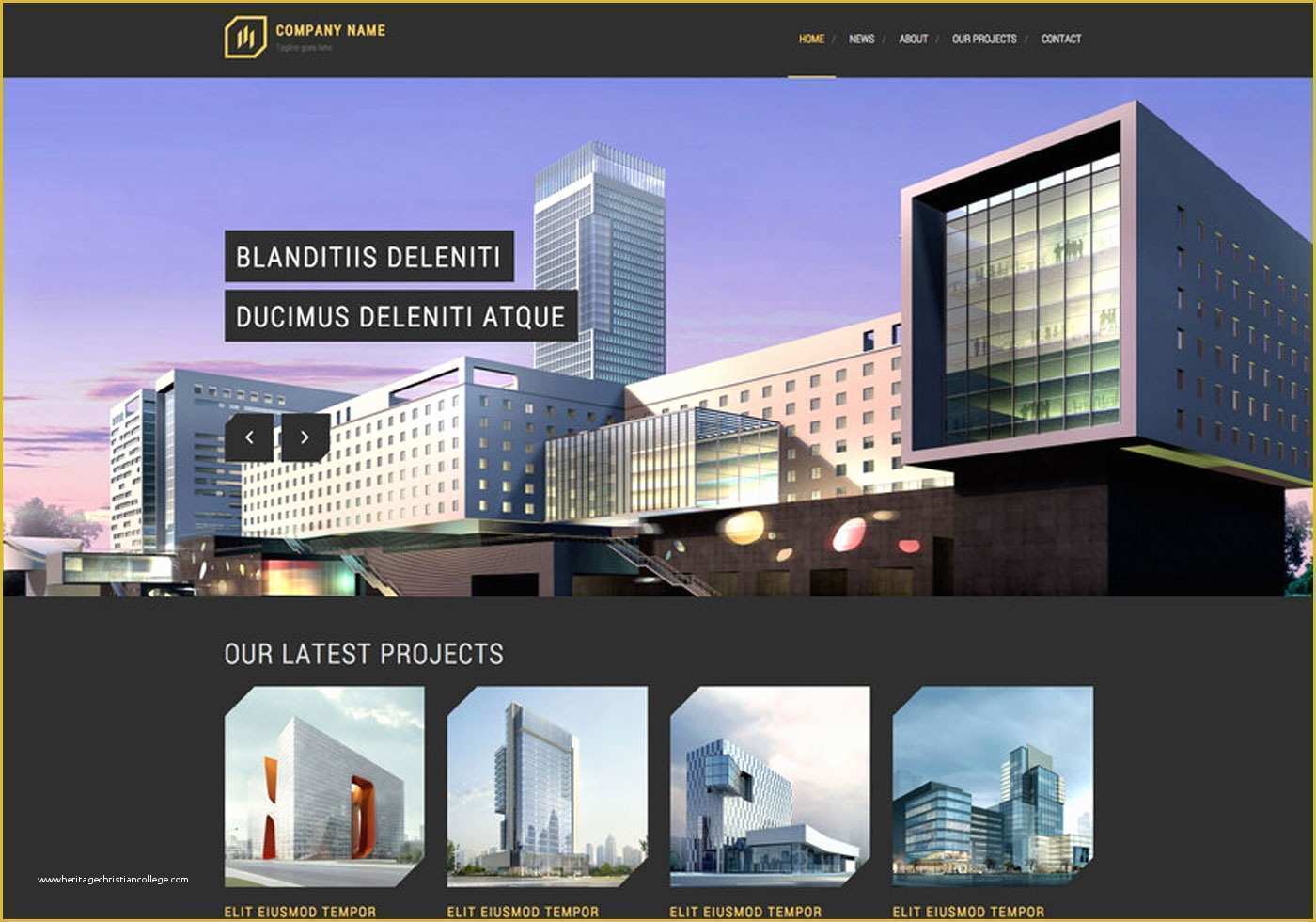 Real Estate Website Design Templates Free Download Of Modern 