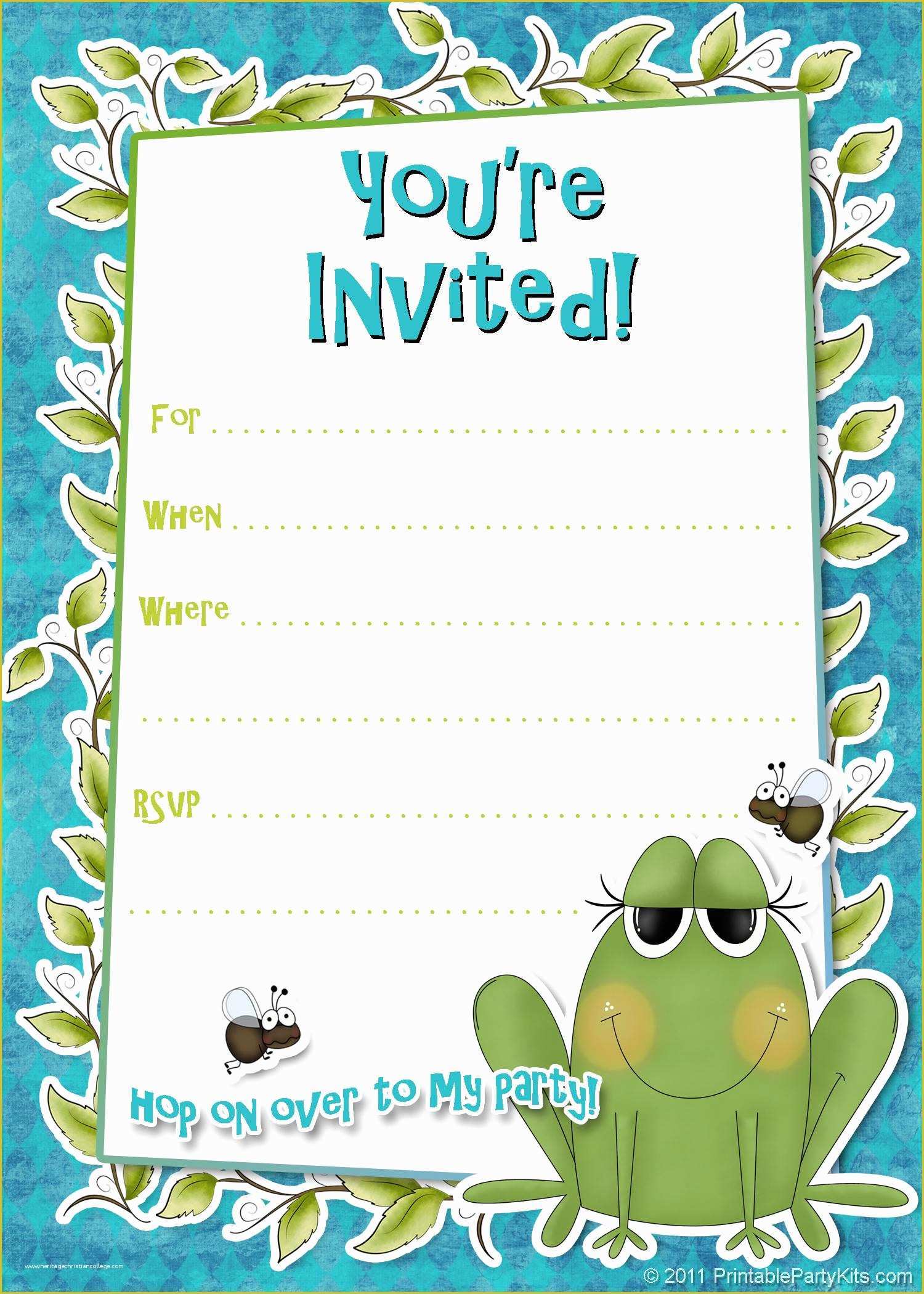 Reception Invitation Templates Free Download Of Free Printable Party 