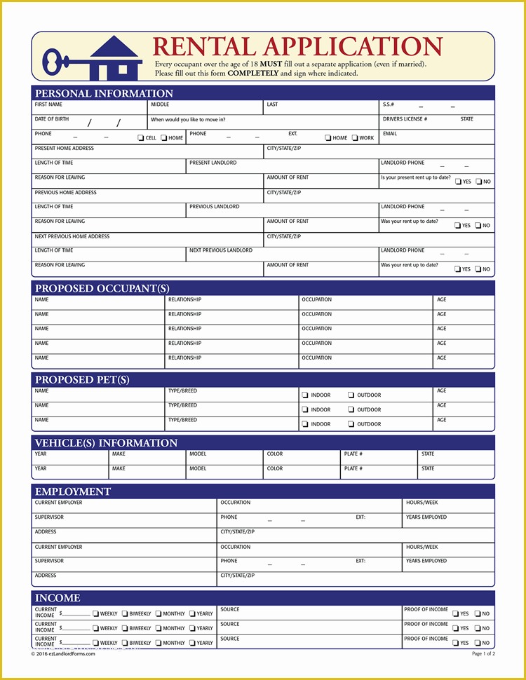 Rental Credit Application Template Free Of Rental Application Template 