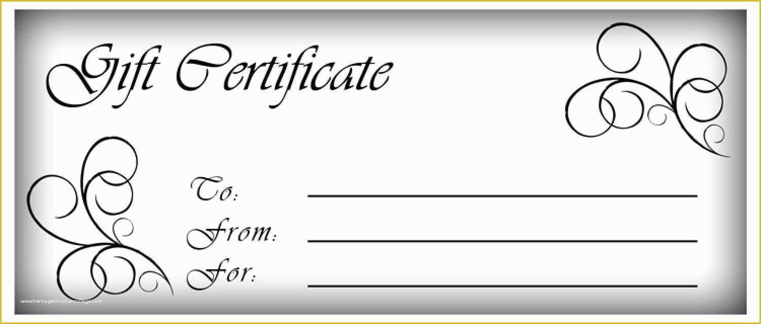 Restaurant Gift Certificate Template Free Download Of 31 Free Blank 