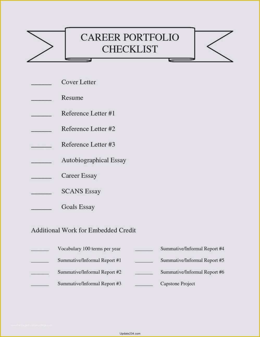 Resume Portfolio Template Free Of Unique Career Portfolio Template 