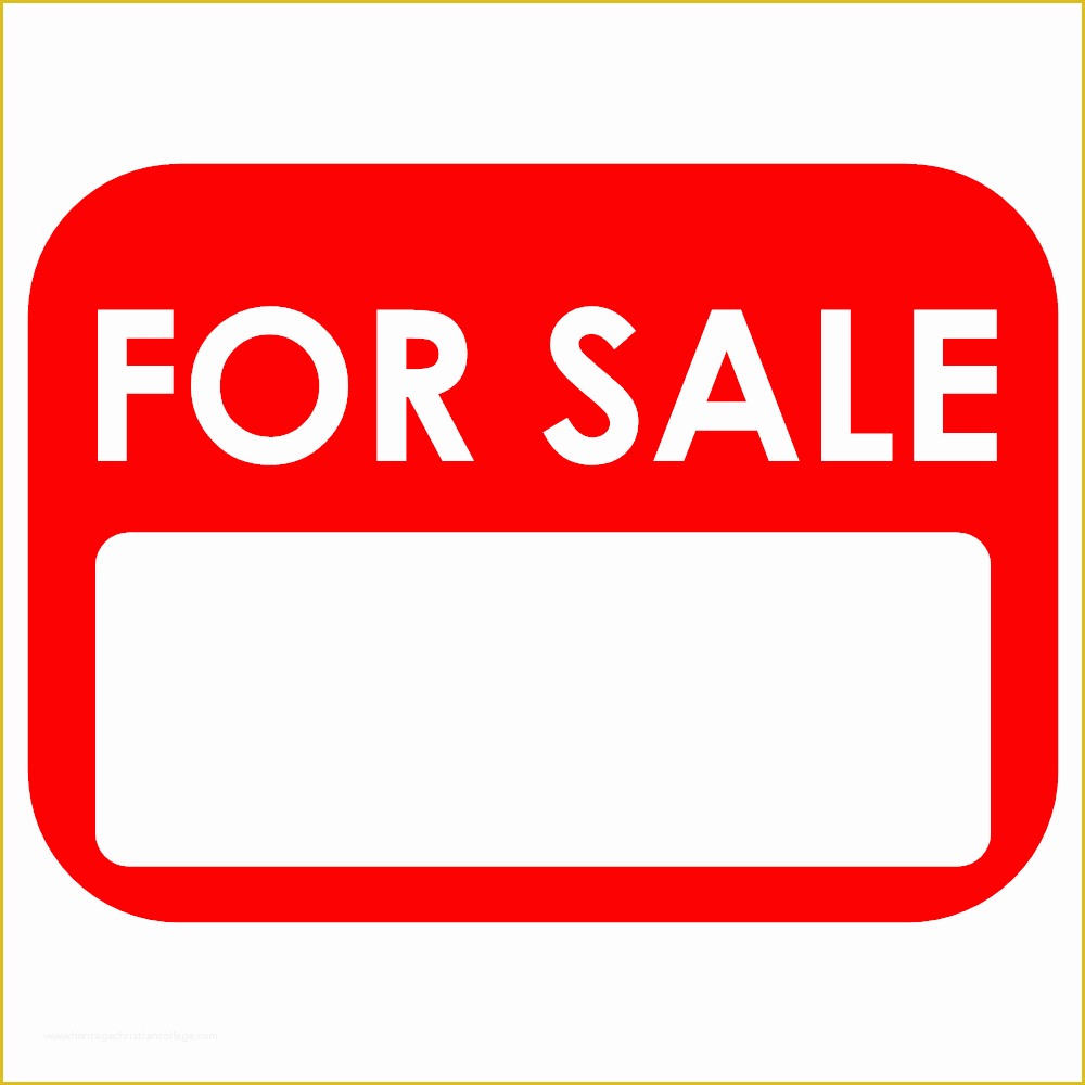 Sale Signs Templates Free Of for Sale Sign | Heritagechristiancollege