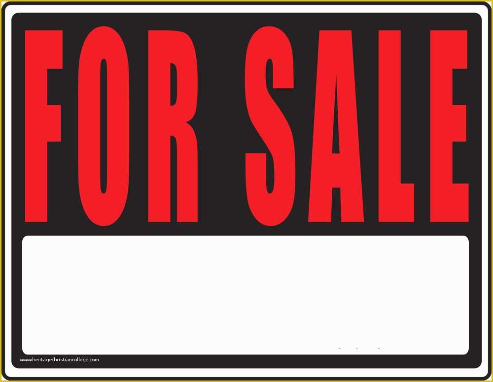 Sale Signs Templates Free Of Printable Car For Sale Sign Clipart Best Heritagechristiancollege