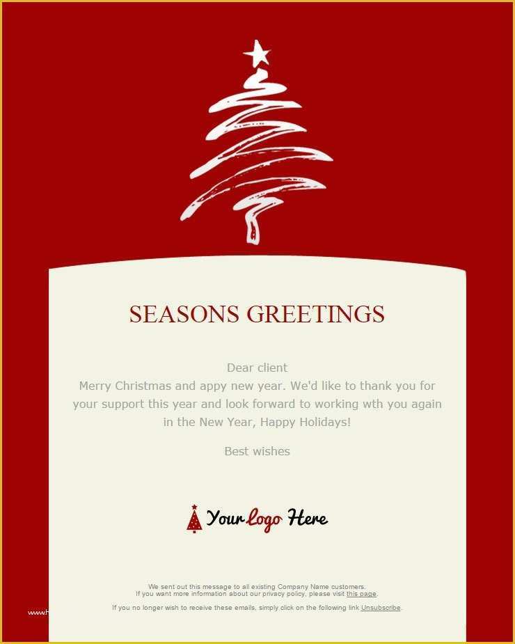 Seasons Greetings Card Templates Free Of 104 20 Free Christmas And New 