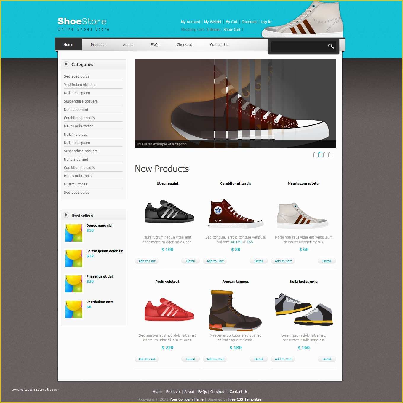  Simple Online Shopping Website Templates Free Download Html With Css 