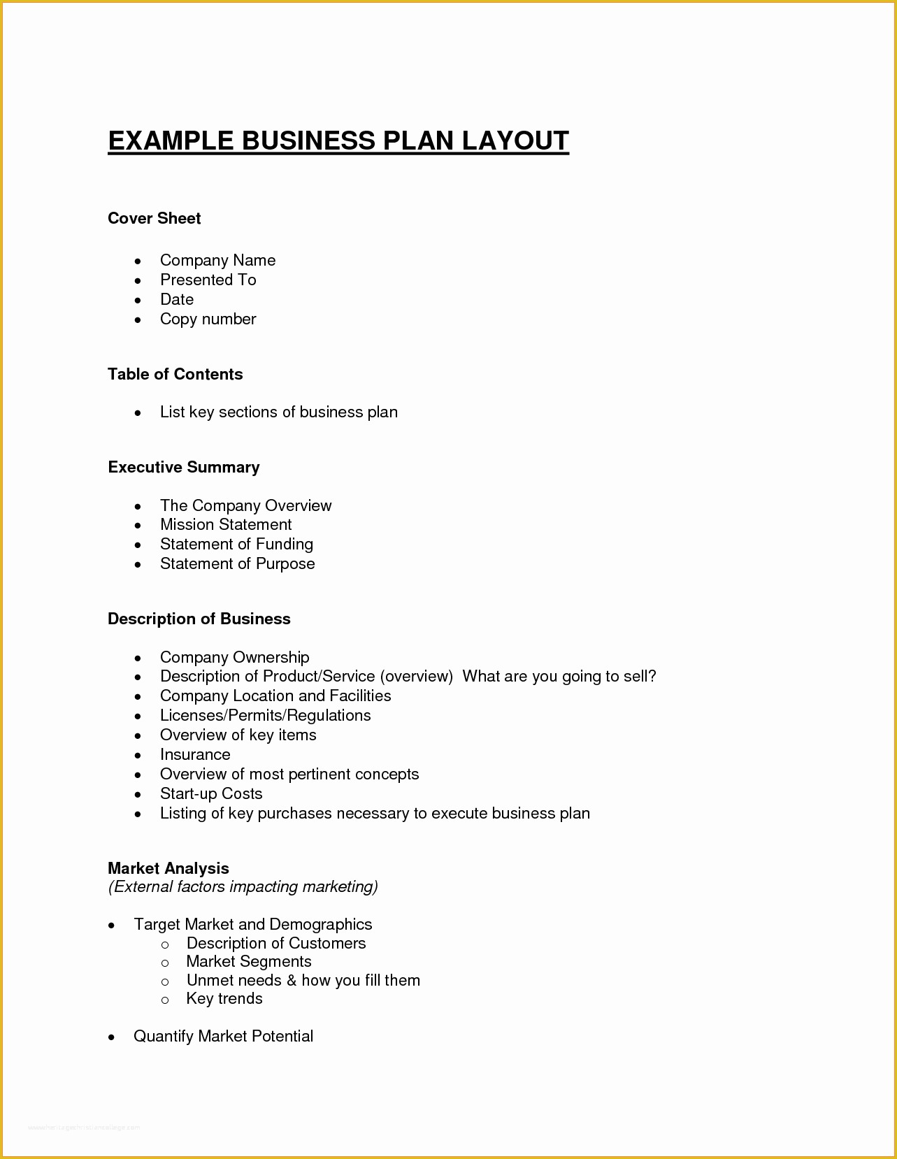 how to make a draft business plan