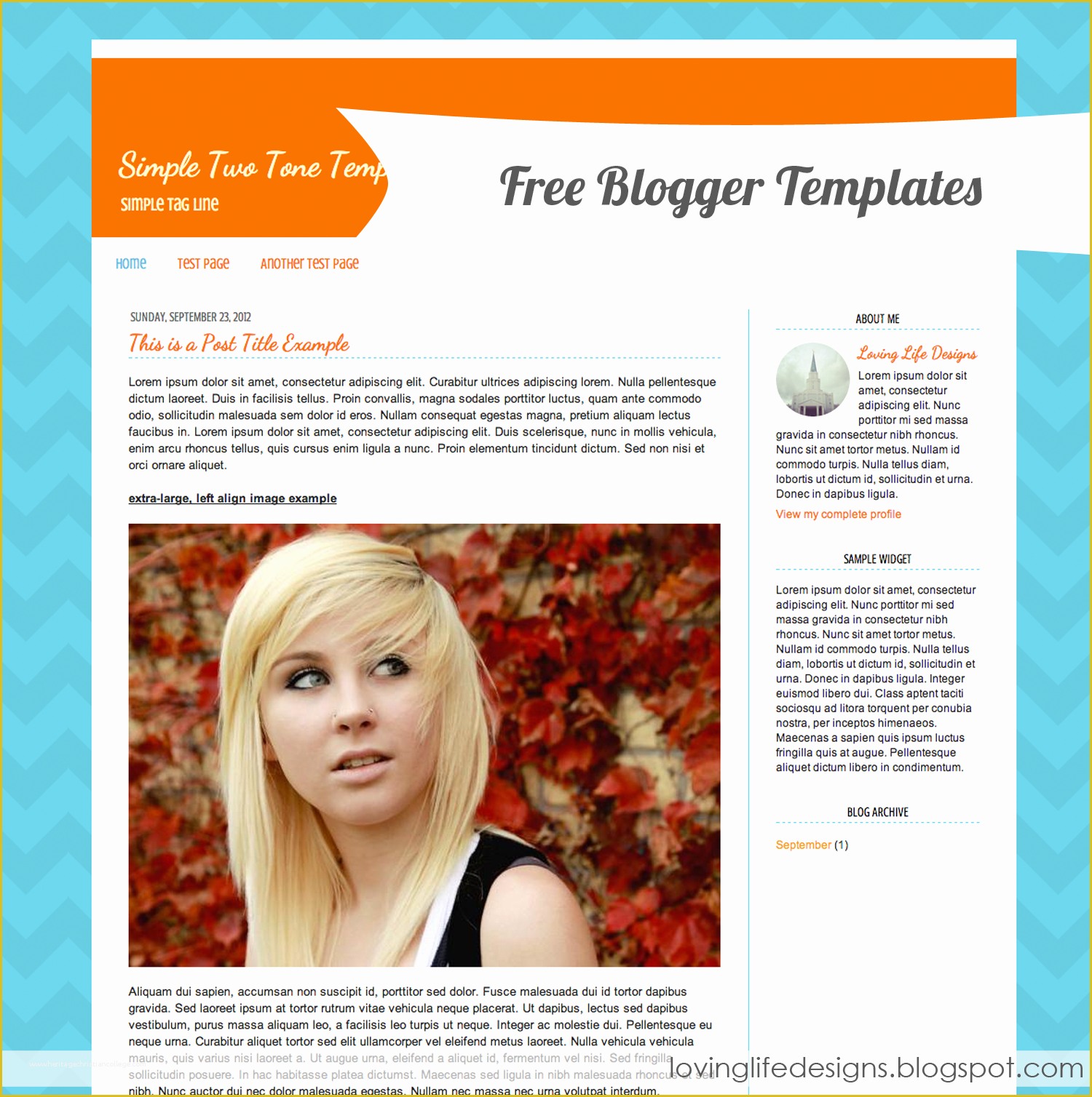 Simple Blogger Templates Free Of New Premade Blogger Template Simple 