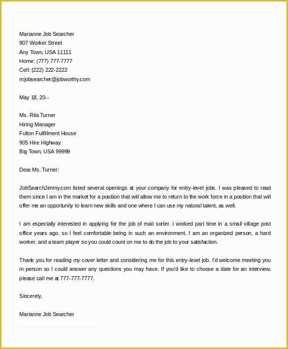 Simple Cover Letter Template Free Of Basic Cover Letter format for ...