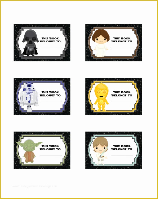 Star Wars Food Labels Template Free Of Star Wars Back To School Free 