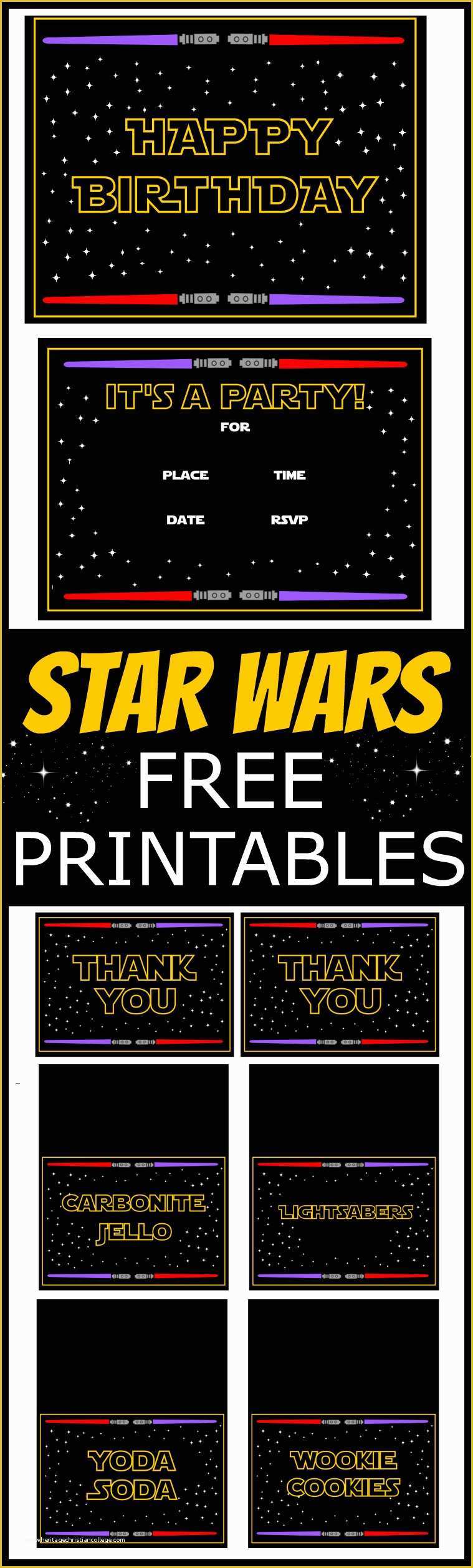 54 Star Wars Food Labels Template Free Heritagechristiancollege