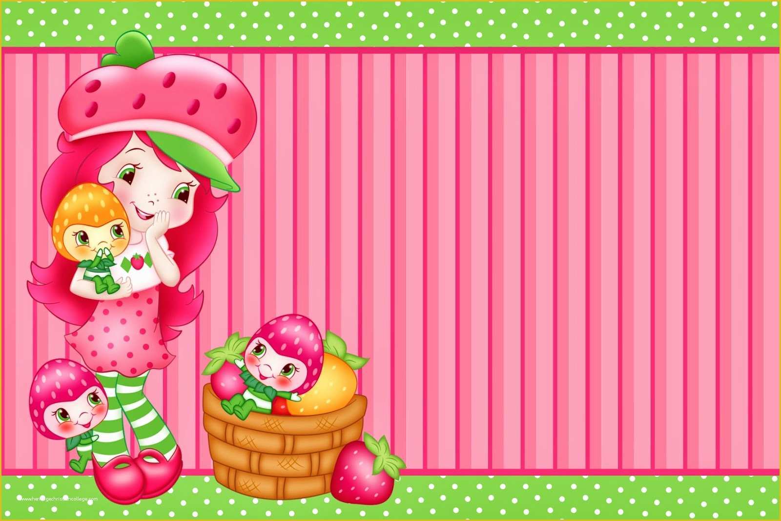 Strawberry Shortcake Invitation Template Free Download Of Strawberry