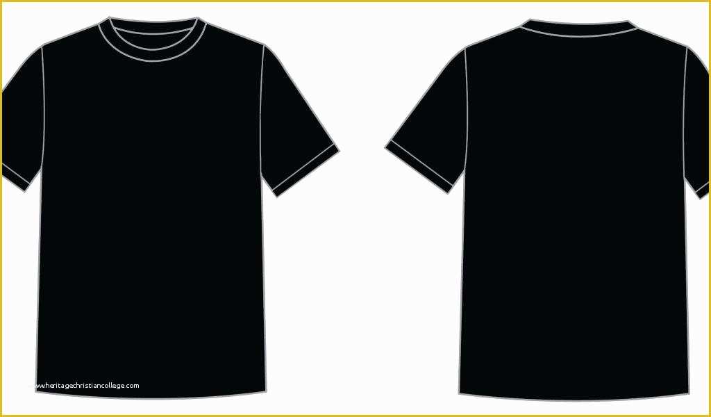 T Shirt Design Template Free Download Of Blank Tshirt Template Front ...