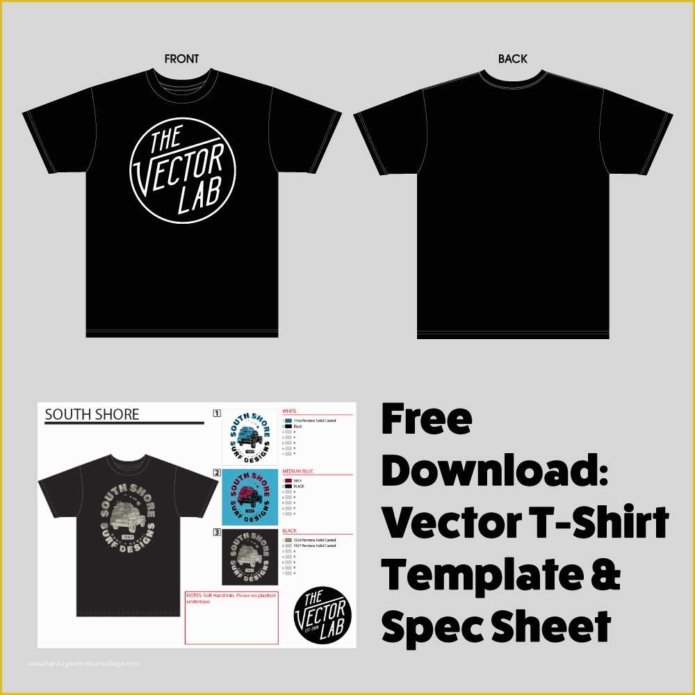 T Shirt Template Vector Free Download Of Blog & Free Stuff — Ray ...