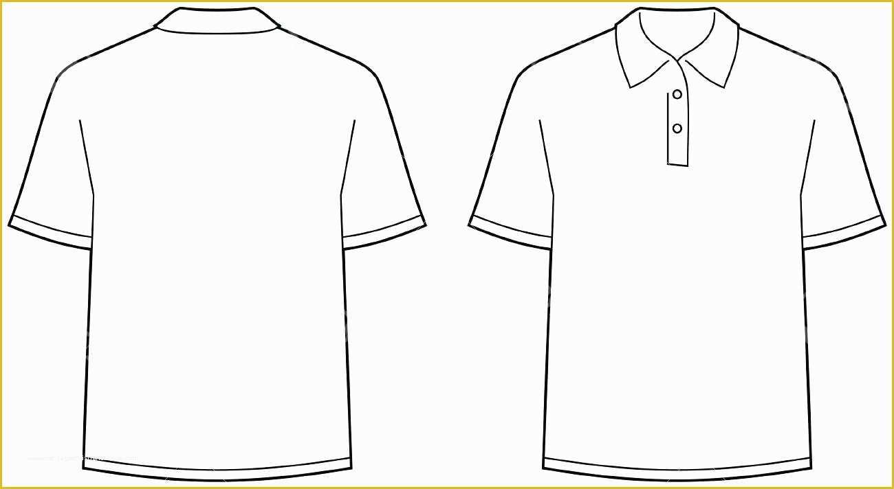 T Shirt Template Vector Free Download Of Free Collar T Shirt Template ...