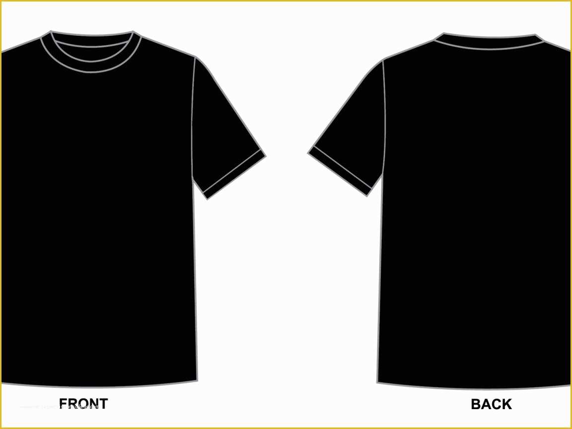 T Shirt Website Template Free Download Of Blank Tshirt Template Black ...