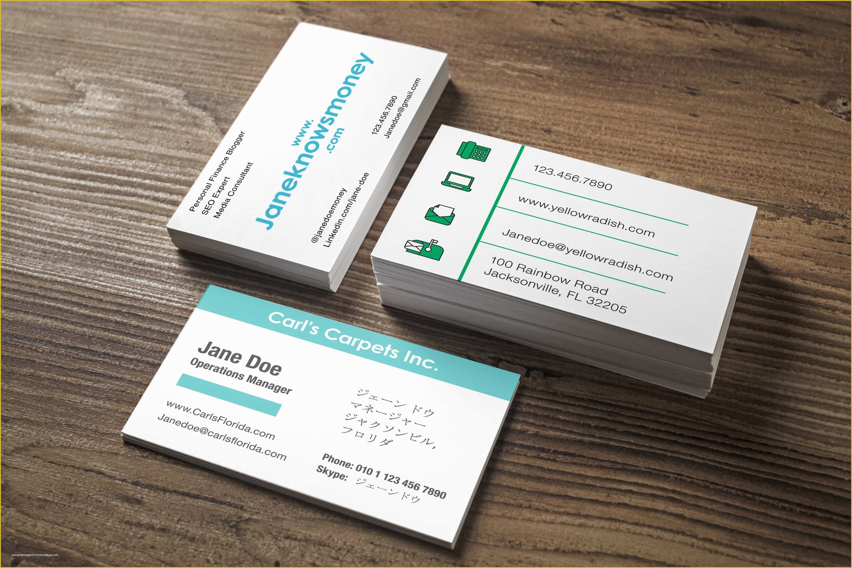  Free Printable Business Card Templates For Teachers Honcrm