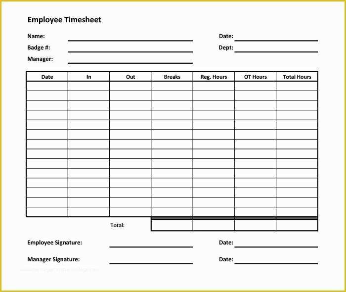 Free Timesheet Template For Mac Of Timesheet Template Mac Templates 