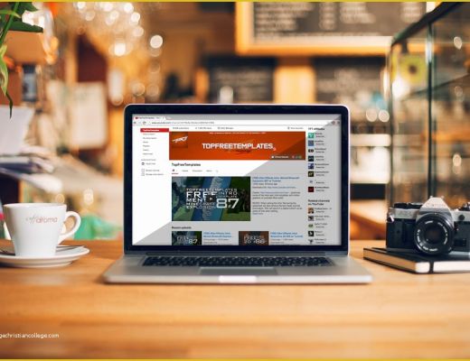Top Free Templates Of Macbook Coffee Shop Tft by topfreetemplates On Deviantart