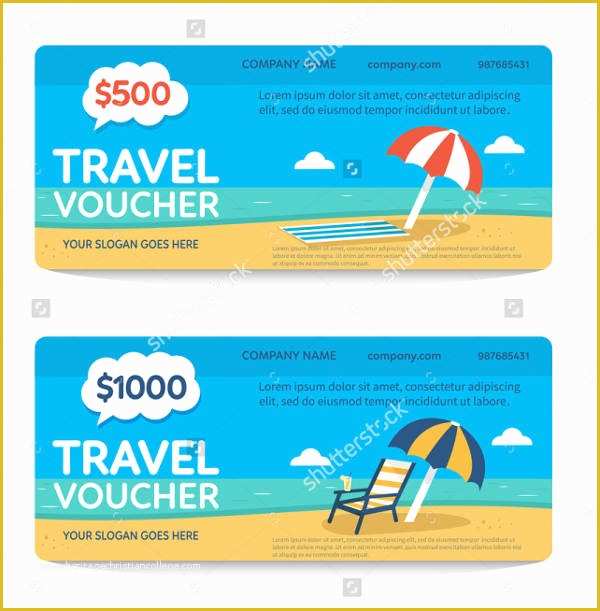 Travel Voucher Template Free Of 16 Voucher Templates Psd Ai Word 