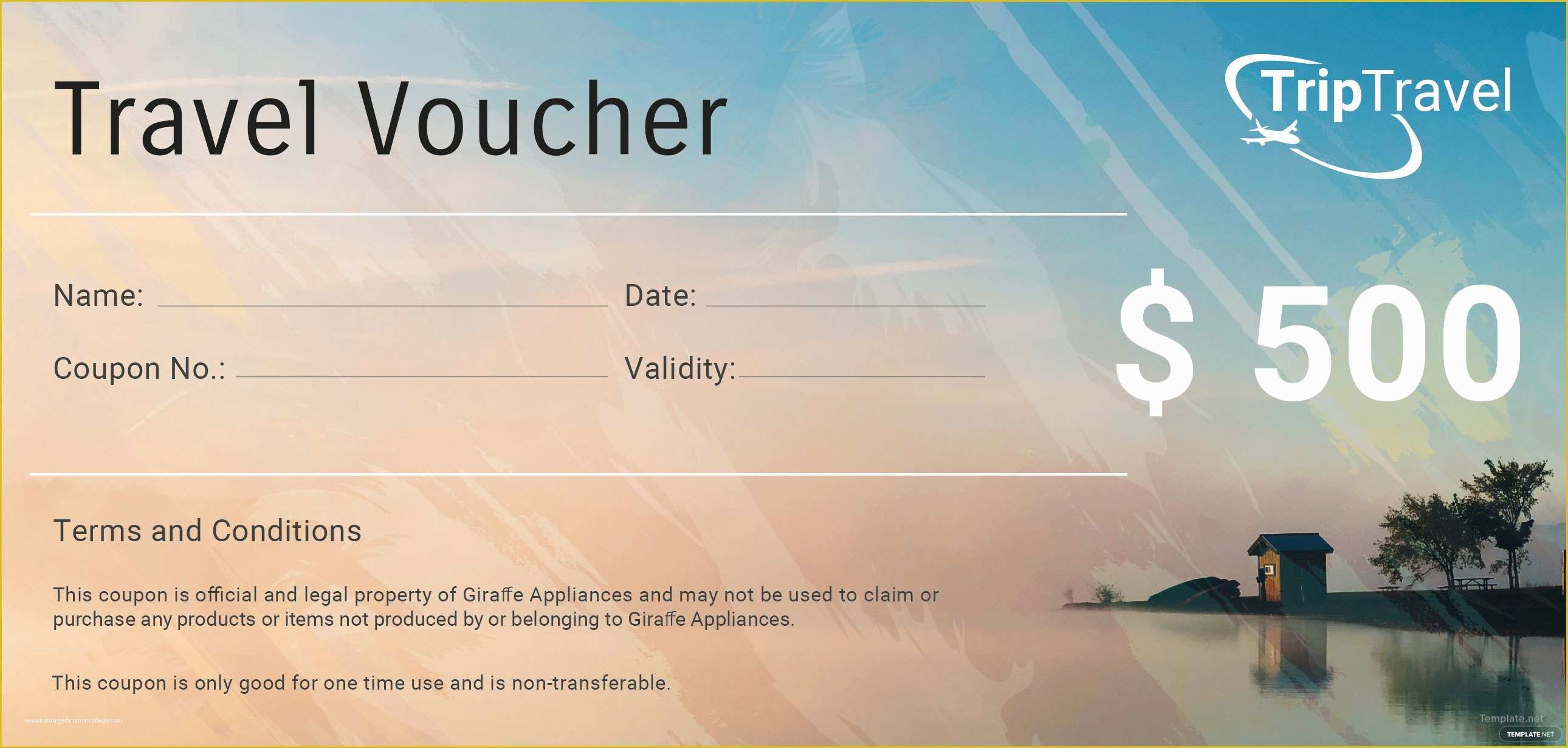 flight travel voucher